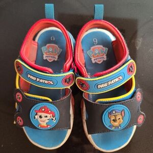 Paw Patrol Kids Sandals - Blue, Red, and Yellow